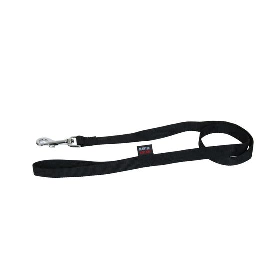 Martin sellier - laisse en nylon pour chiens et chats martin sellier - laisse munie d'un mousqueton carabine