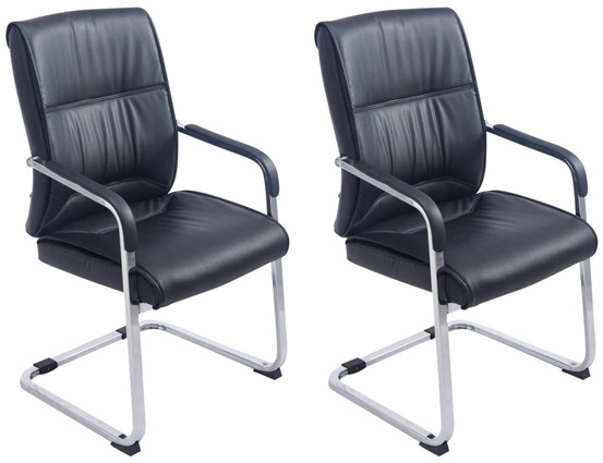 Lot de 2 chaises cantilever xl anubis