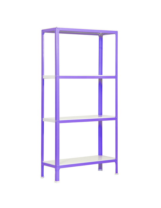 Etagère légère sans vis simonhome click plus 4/300 violet/blanc violet/blanc 1600x1000x300 - simonrack