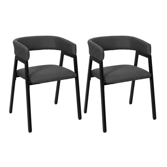 Lot de 2 chaises design