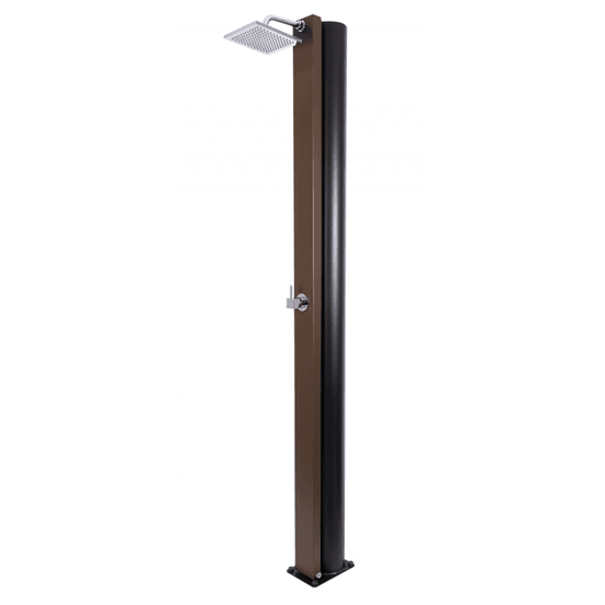 Douche de piscine solaire square, douche extérieure 40l-marron-marron-17.50 --
