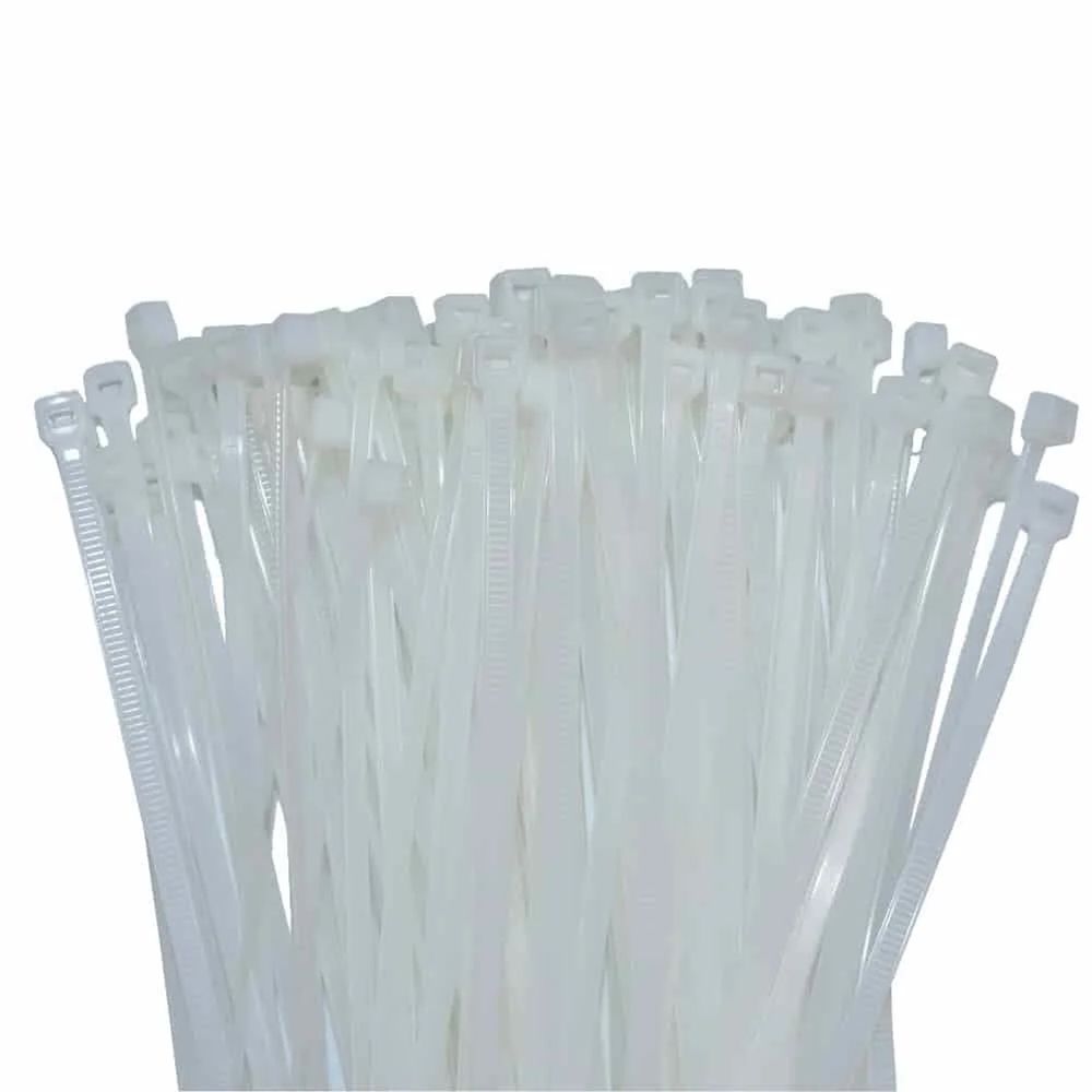 100 attaches de câble 530x9, 0mm naturel (blanc) pa6.6