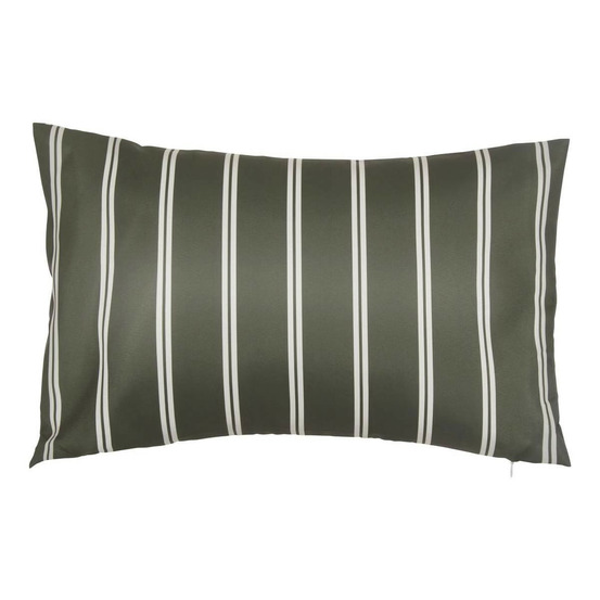 Housse de coussin extérieur rayé