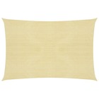Voile d'ombrage 160 g/m² beige 4 x 7 m pehd