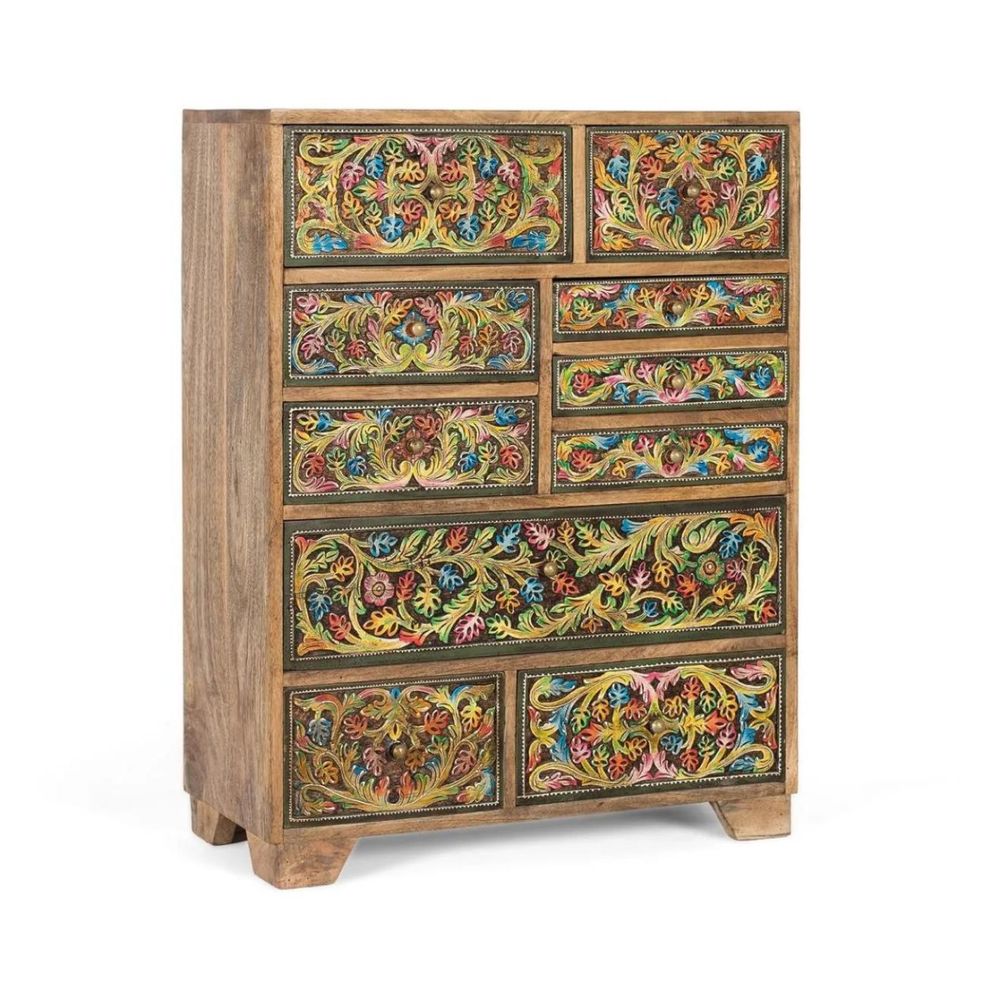 Commode bois marron - décoration d'autrefois