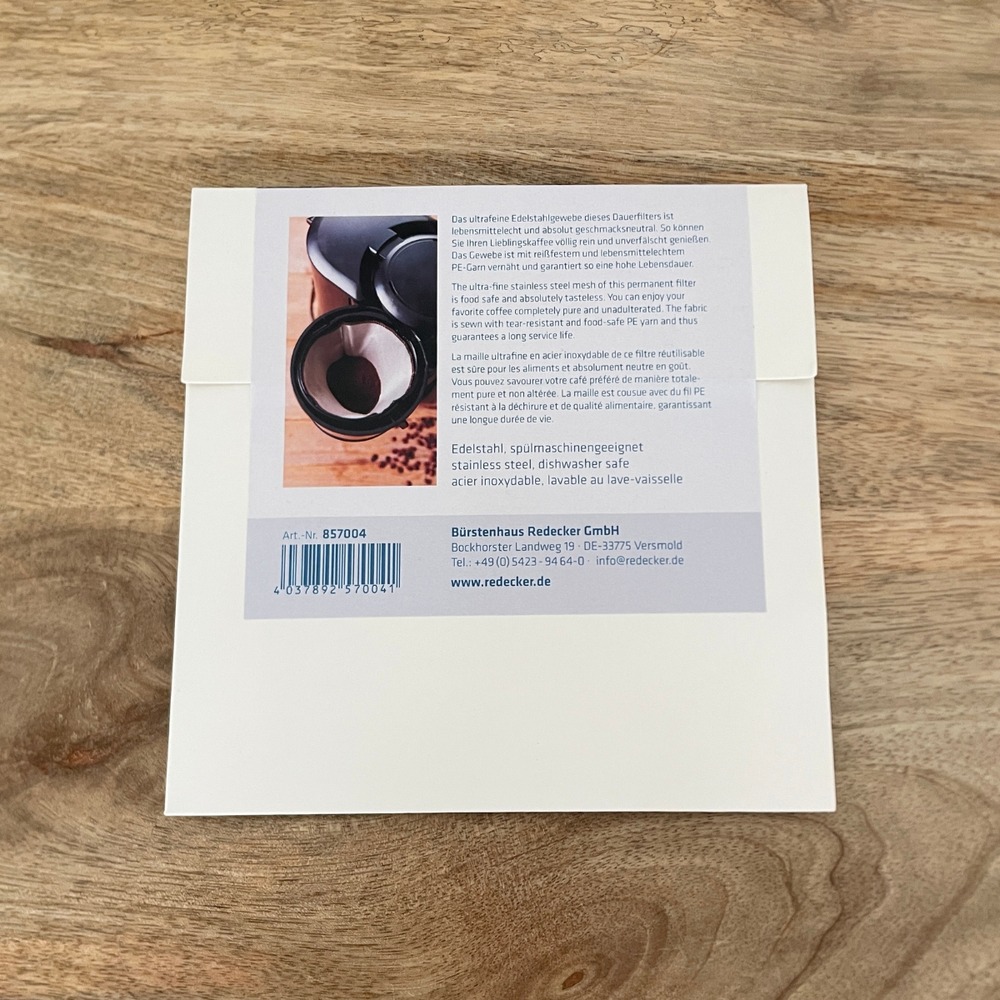Filtre à café réutilisable