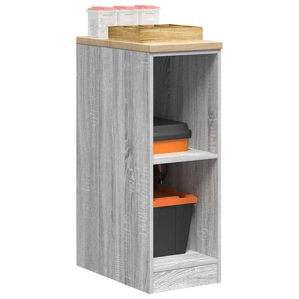 Armoire de rangement de garage sonoma gris 30x51x85 cm bois pin