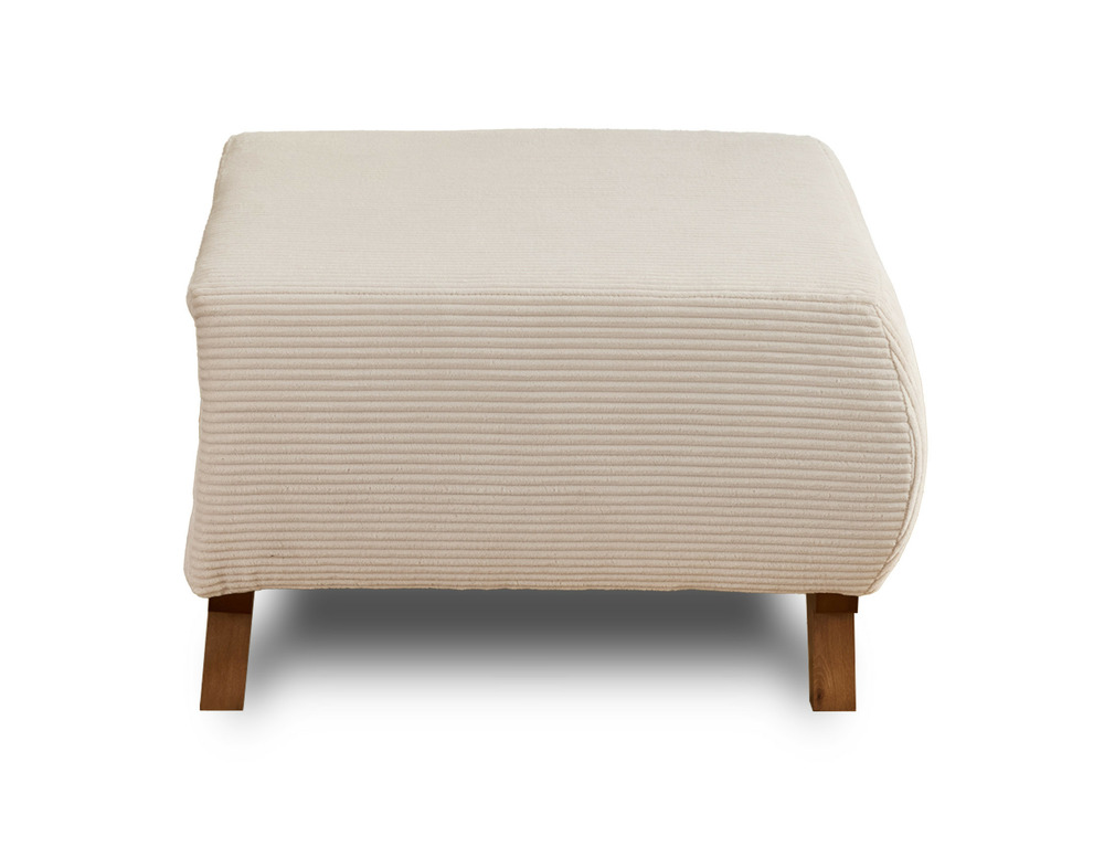 Cristal - pouf modulable - 65 cm - en velours côtelé