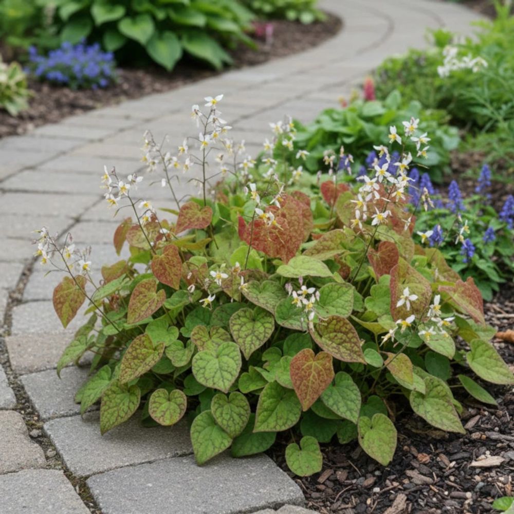 Fleur des elfes wudang star, epimedium lot de 3 godets