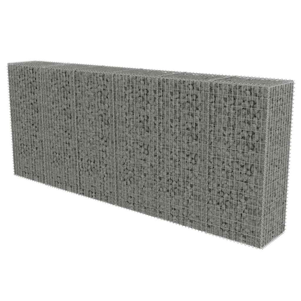 MUR EN GABION AVEC COUVERCLE 2-(864963)