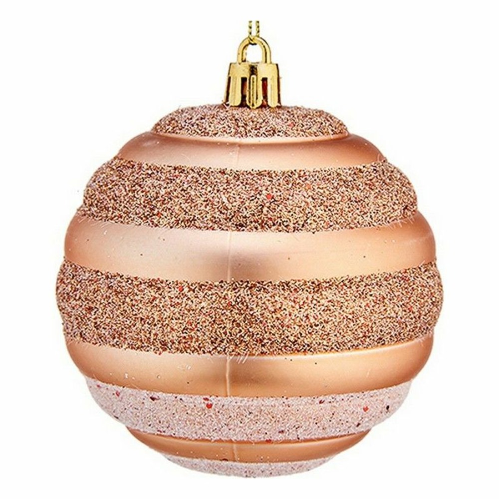 Mini boules de Noël en verre orange, 2,5 cm Mini boules de Noël en verre orange, 2,5 cm