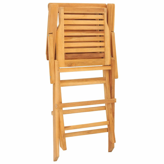 Chaises de jardin pliantes lot de 4 56x63x90cm bois massif teck