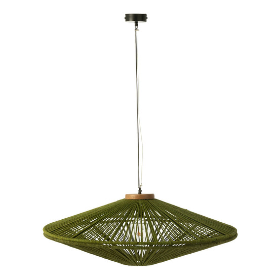 Lampe suspension en jute