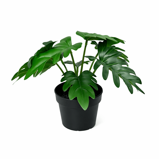 Philodendron xanadu plante artificielle - h20 cm - ø9 cm