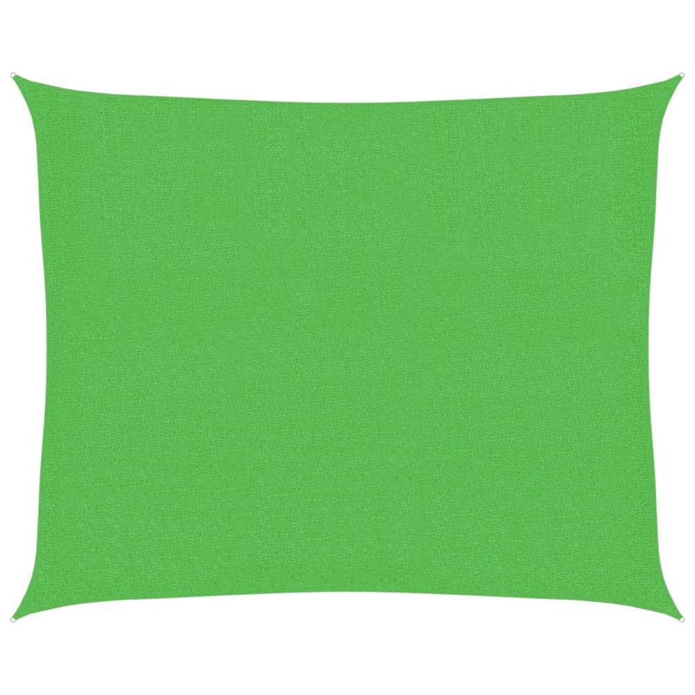 Voile d'ombrage 160 g/m² vert clair 2,5x3 m pehd