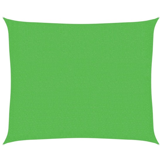 Voile d'ombrage 160 g/m² vert clair 2,5x3 m pehd