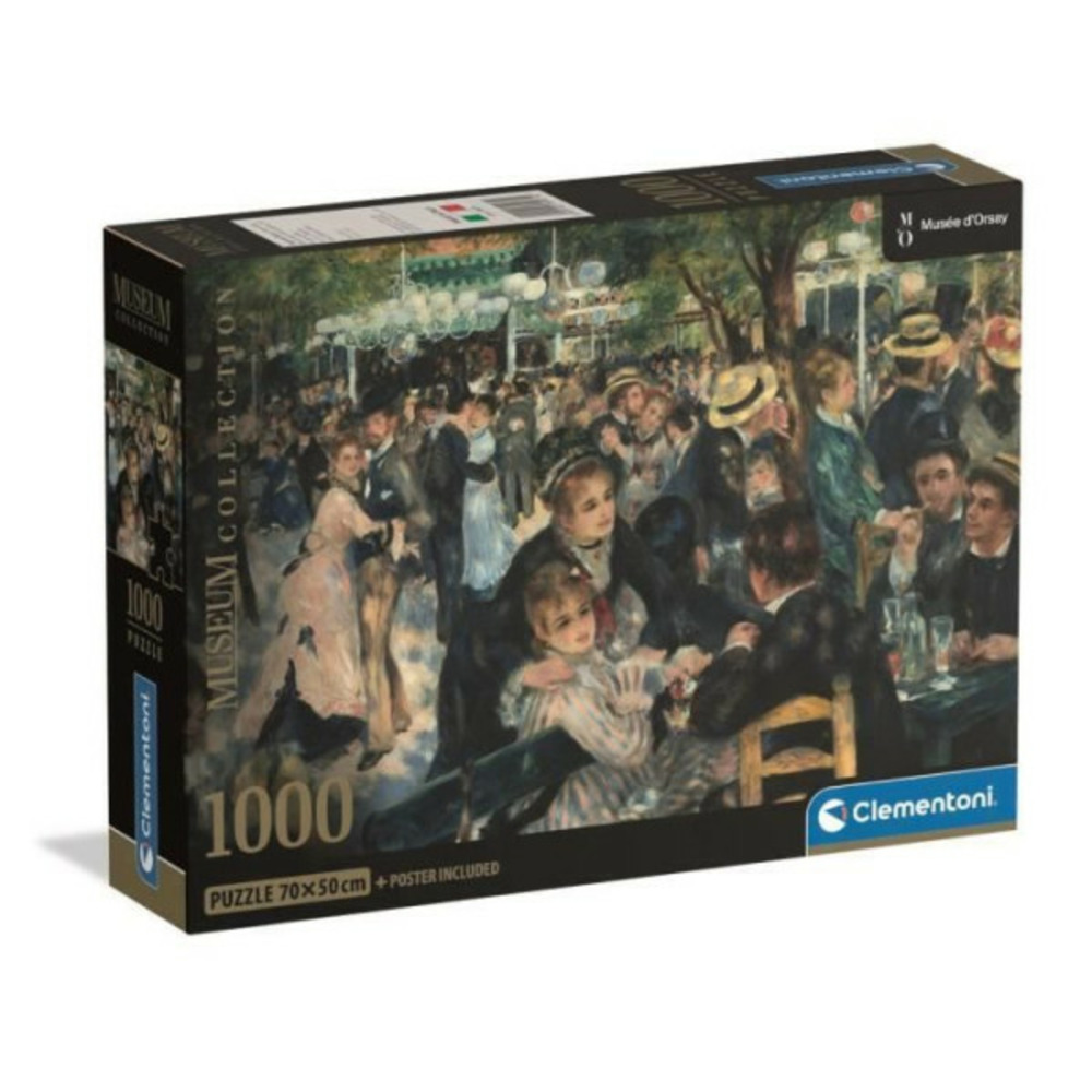 Clementoni - compact 1000 pieces - renoir : bal du moulin