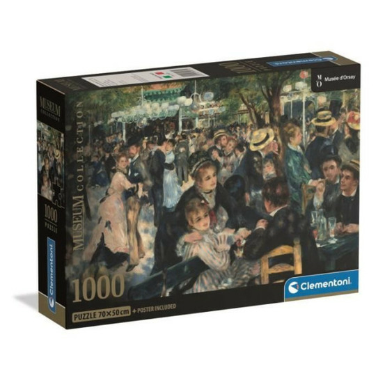 Clementoni - compact 1000 pieces - renoir : bal du moulin
