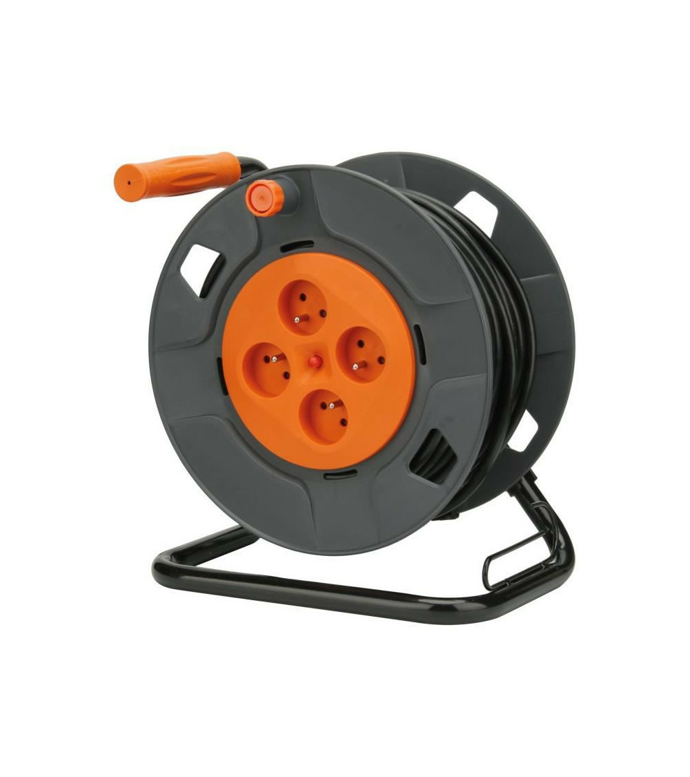 Enrouleur bricolage - 4 prises 16a - 3g1,5mm² - 40m