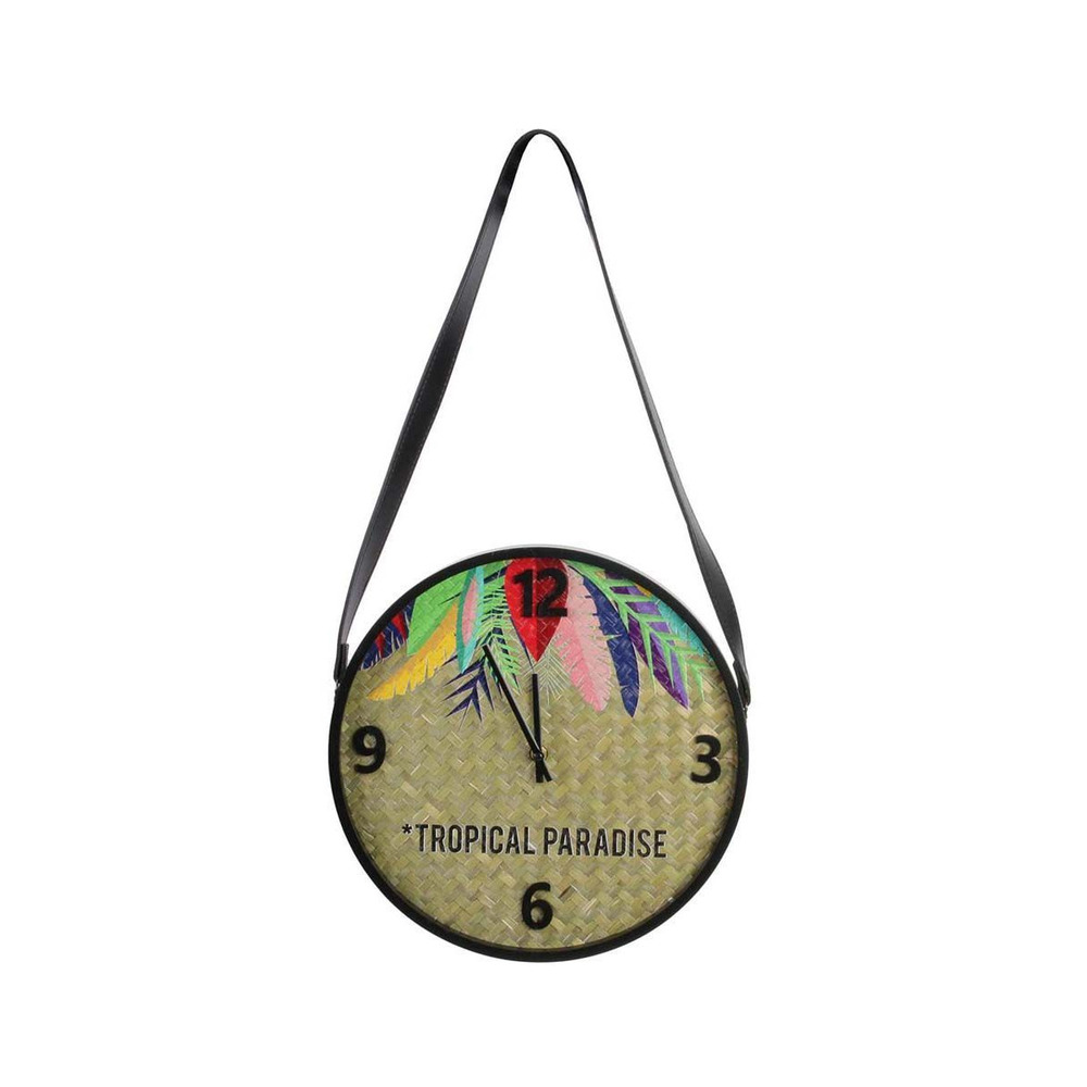 Horloge tropical paradise exotique 30 cm