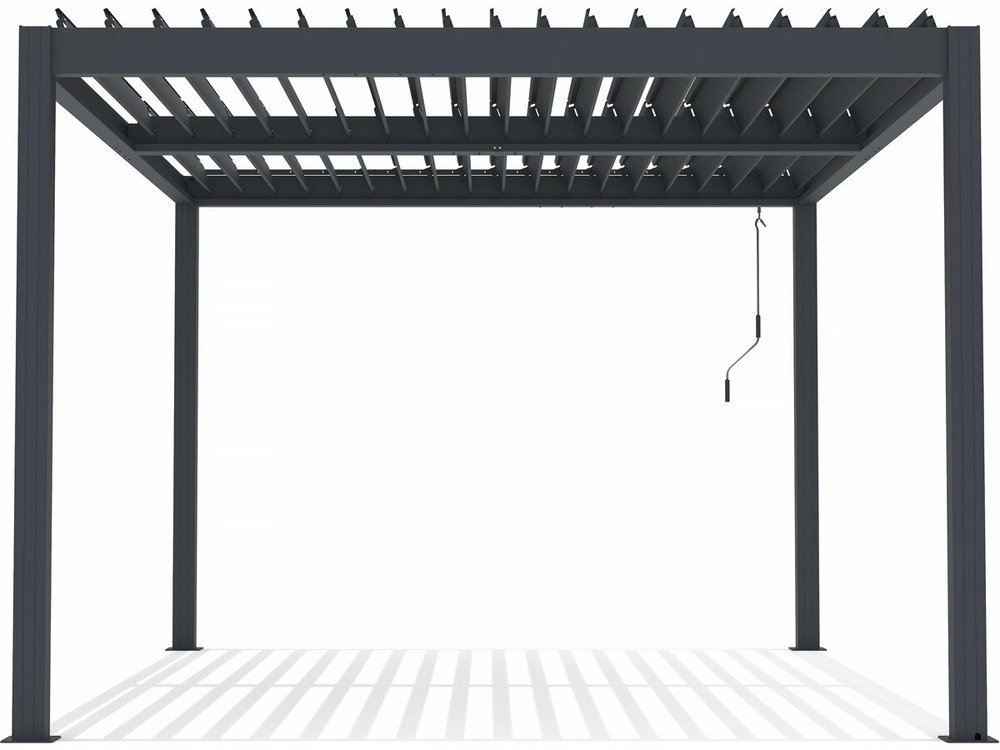 Pergola bioclimatique en aluminium 
