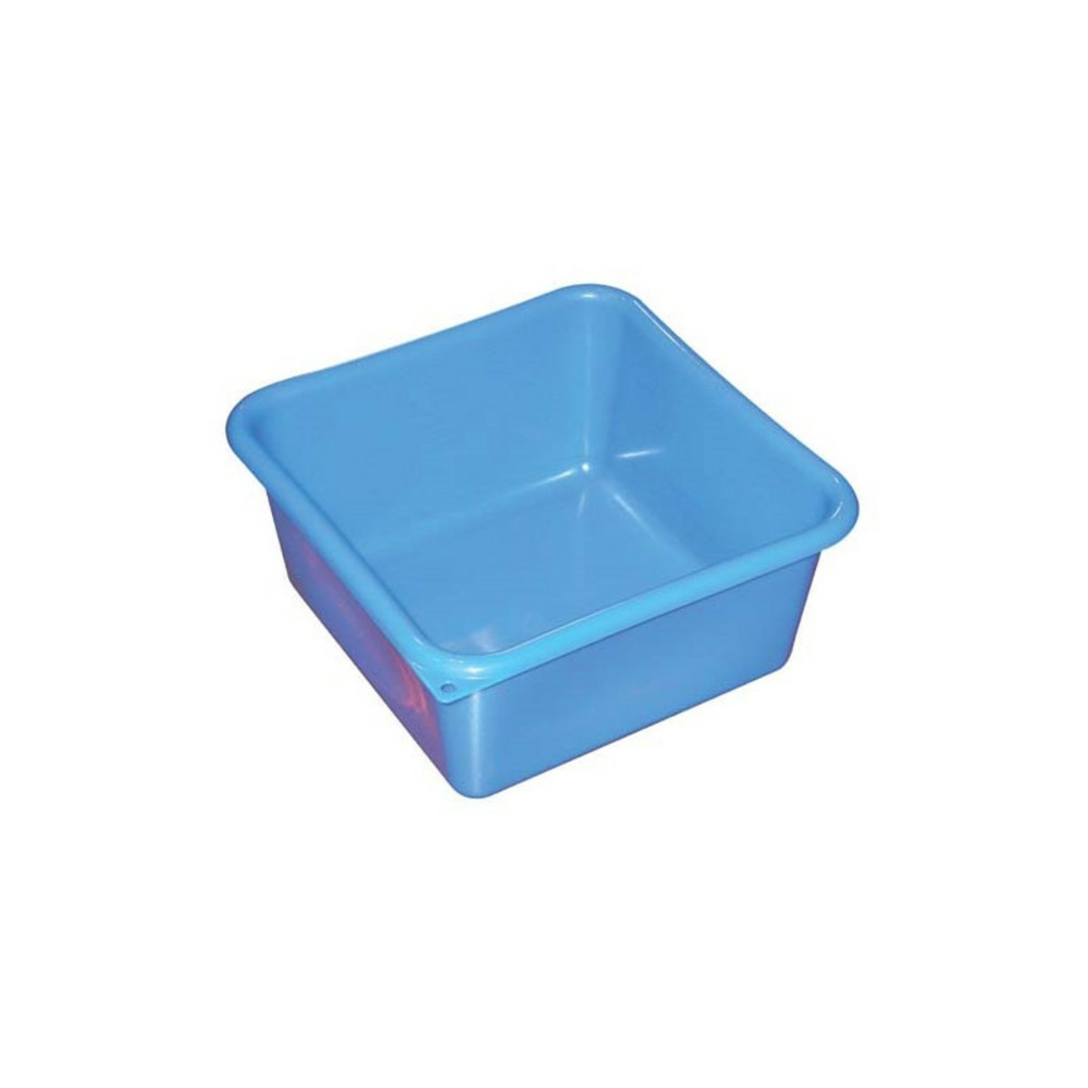 Cuvette carree 15l 38cm bleu aluminium et plastiq - cc38