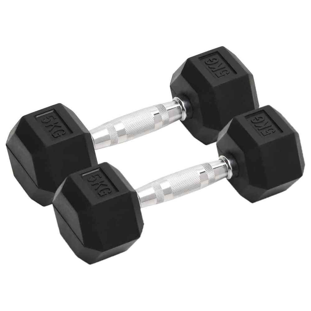 Haltères 2 pcs 5 kg total fonte