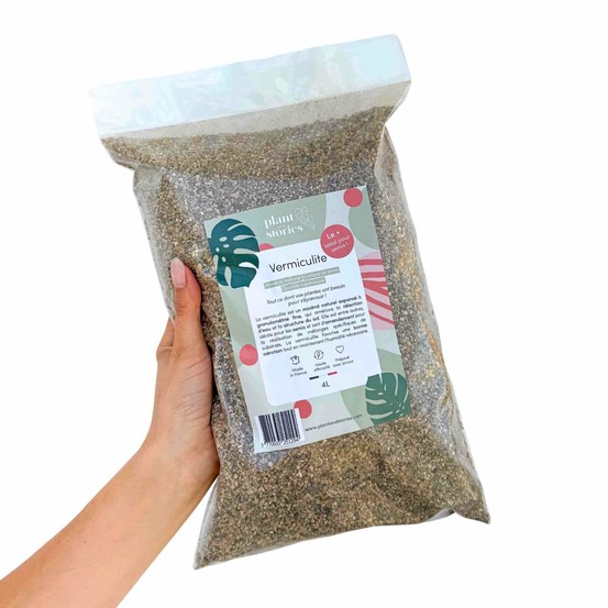Vermiculite pour plante - qualité horticole - 4l