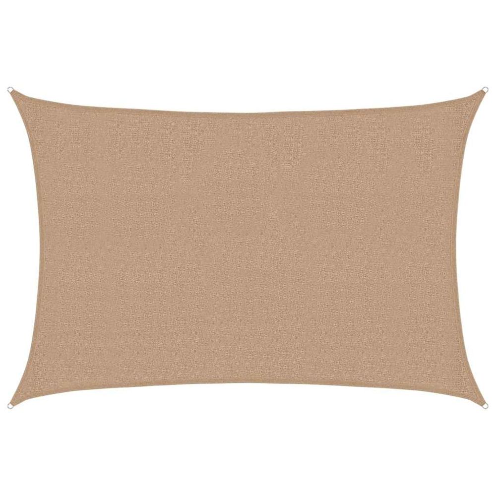 Voile d'ombrage 160 g/m² taupe 2,5x4 m pehd