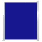 Auvent latéral rétractable 160 x 500 cm bleu