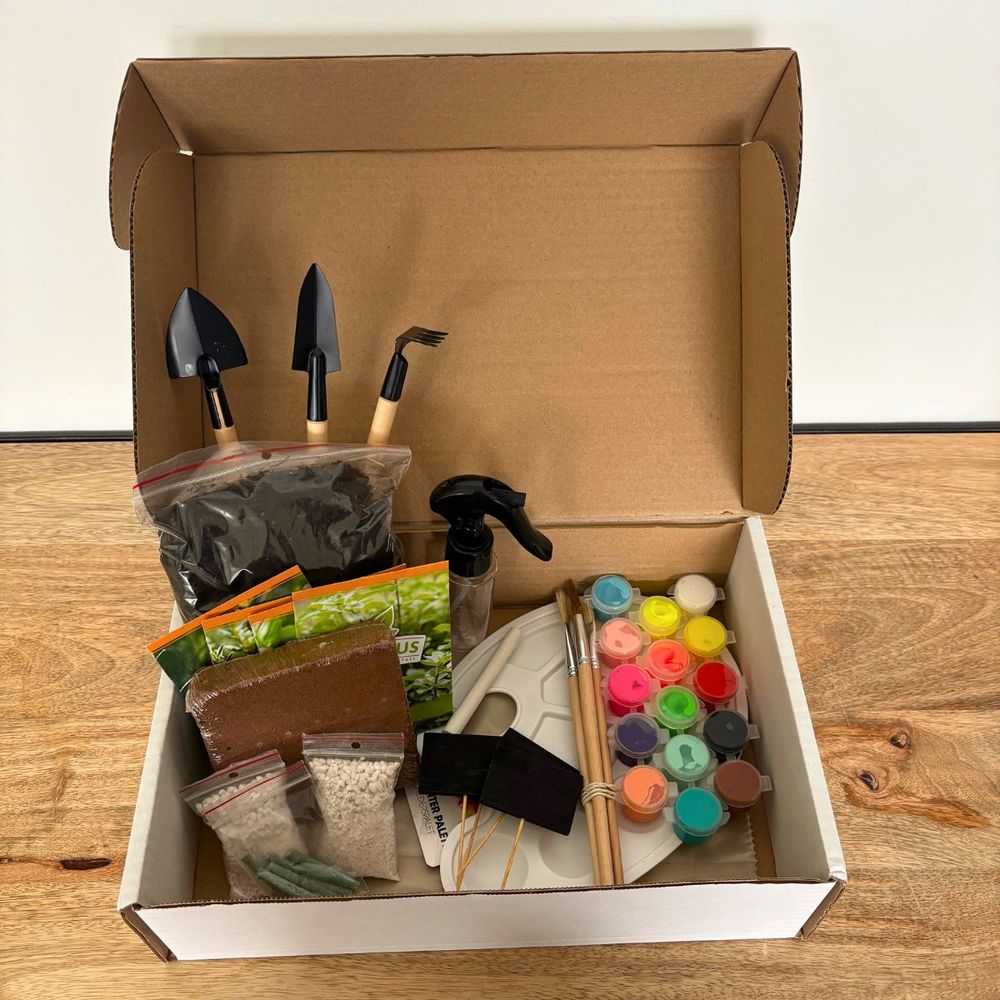 Kit plantation : mon premier kit de jardinage – herbes simples