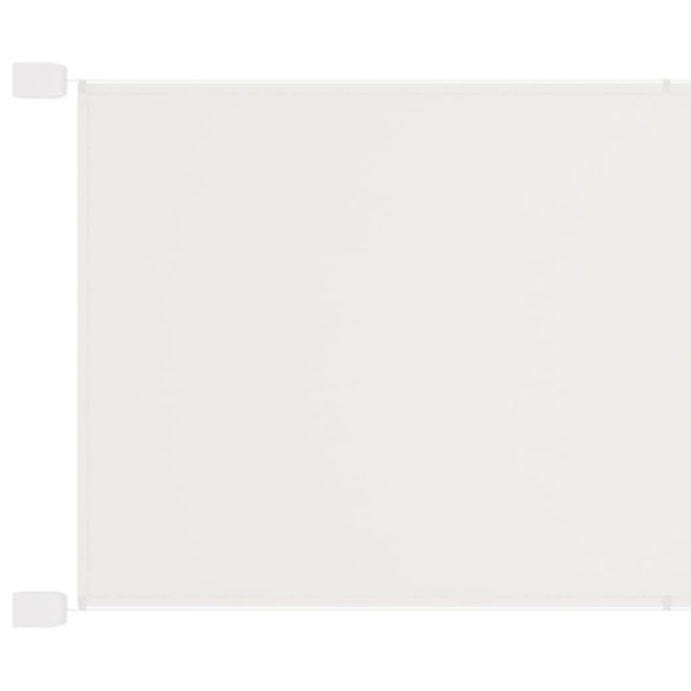 Auvent vertical blanc 140x270 cm tissu oxford