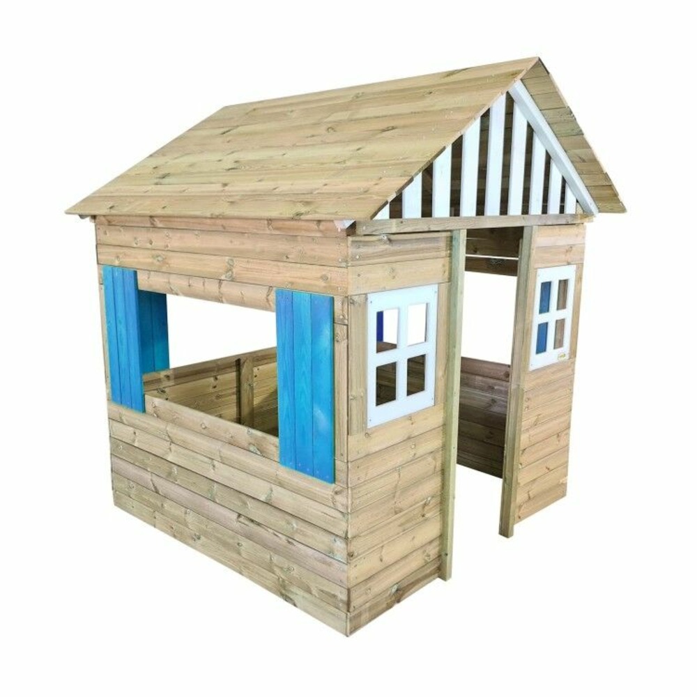 Maison d'enfant en bois masgames lollipop xxl horeca bleu