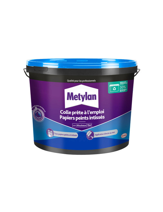 Colle papiers peints intissés prête à l'emploi - metylan