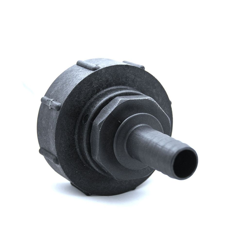 Raccord s100x8 femelle - male cannelé droit 25mm