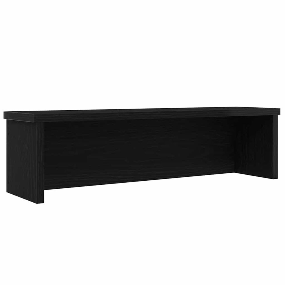 Étagère de cuisine empilable noir 60x15x16 cm bois d'ingénierie