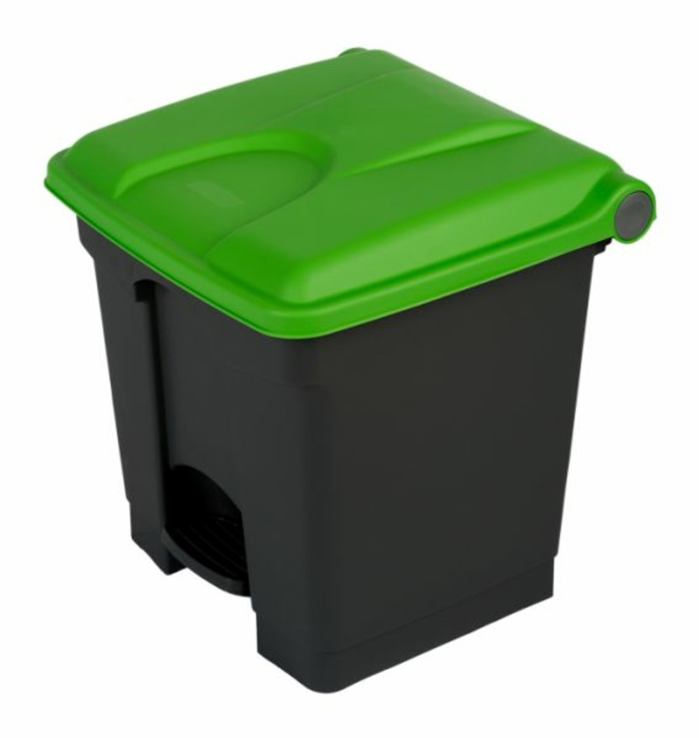 Poubelle de tri à pédale 30 litres 50% recyclé - probbax