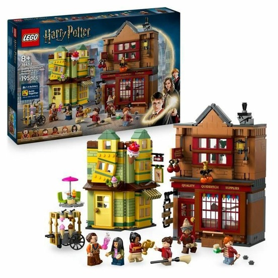 Lego harry potter magasin d'accessoires de quidditch et marchand de glaces