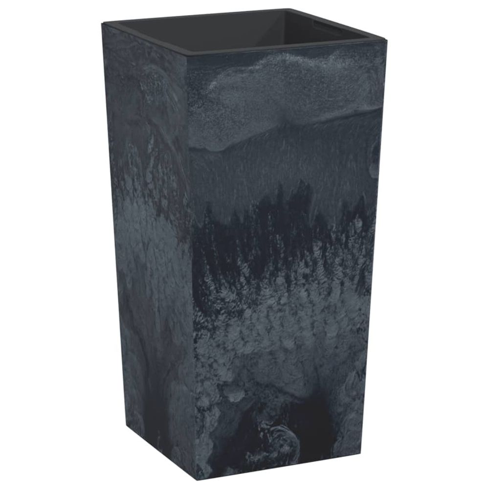 Jardinière d'extérieur et intérieur amovible anthracite pp aspect béton