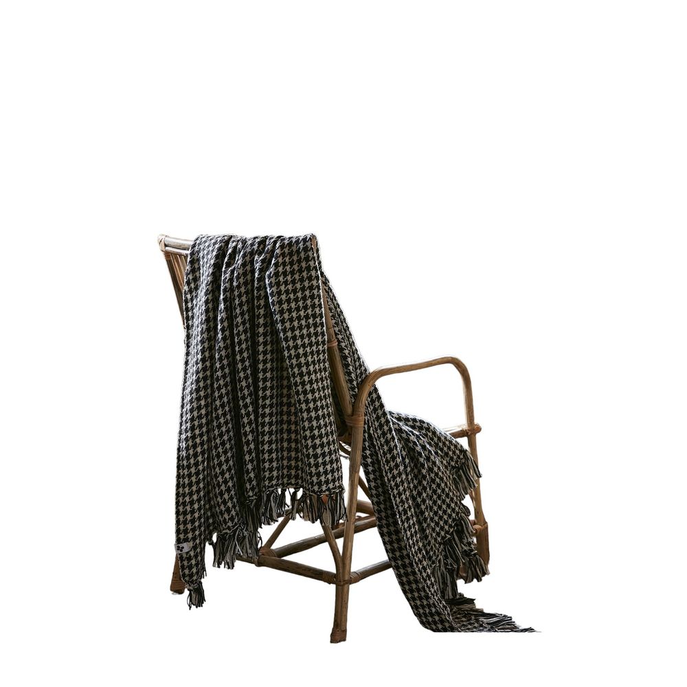 Plaid a franges gaspard