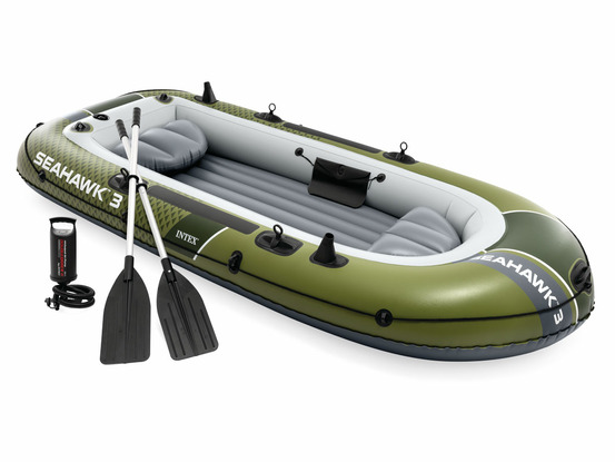 Kit bateau gonflable 3 places seahawk 3 avec rames et gonfleur