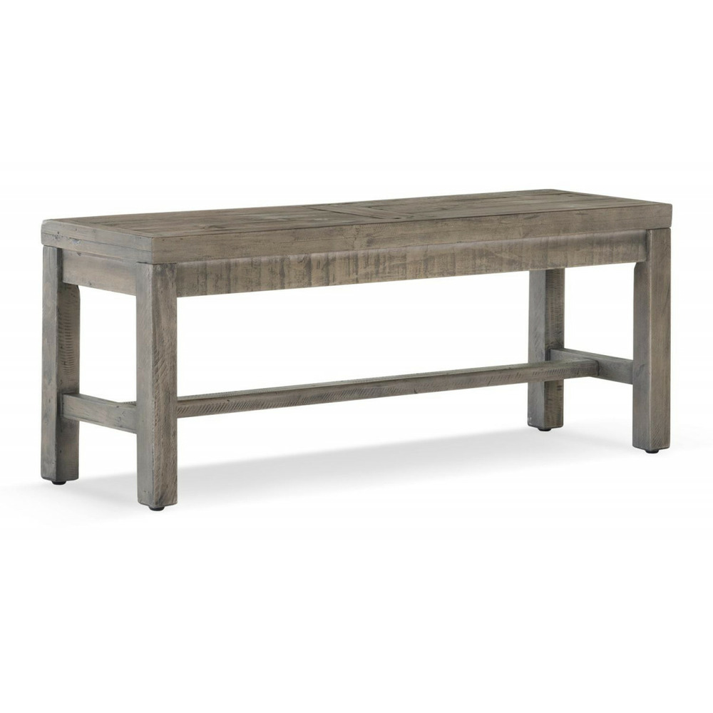 Banc 2 places bois marron - sidéline décoration d'autrefois
