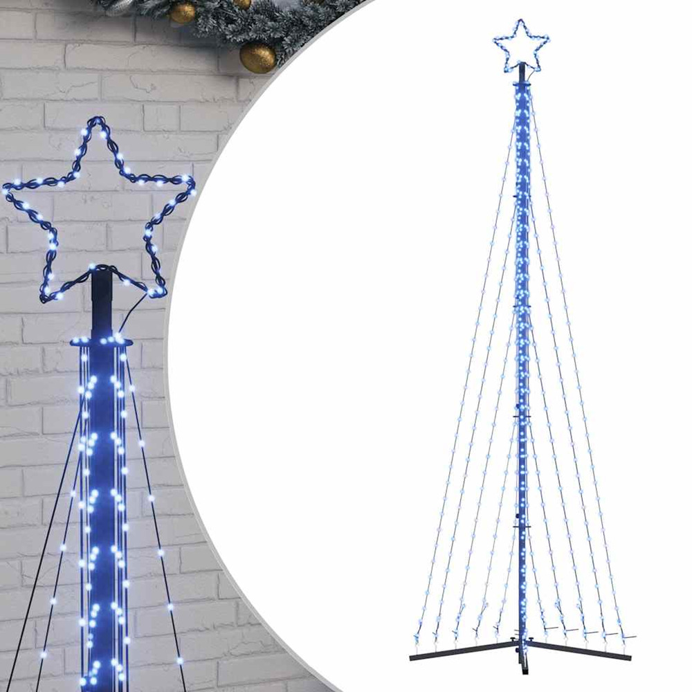 Sapin de noël à led 495 led bleu 300,5 cm