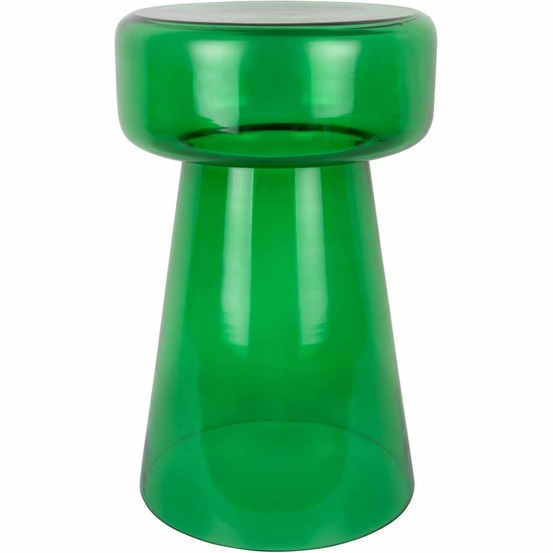 Table d'appoint en verre corcho vert