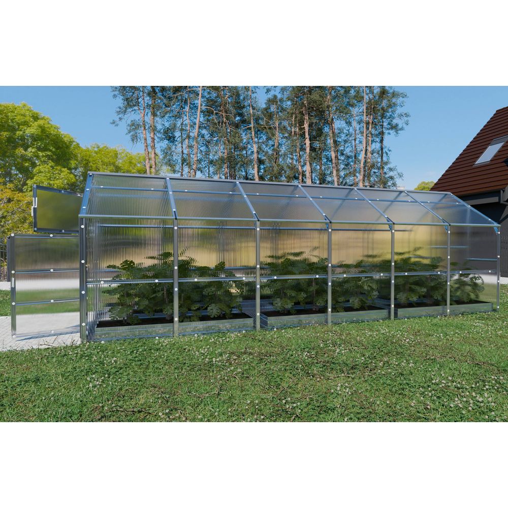 Serre en polycarbonate bernard 14,1m² (2,35x6m), 4mm