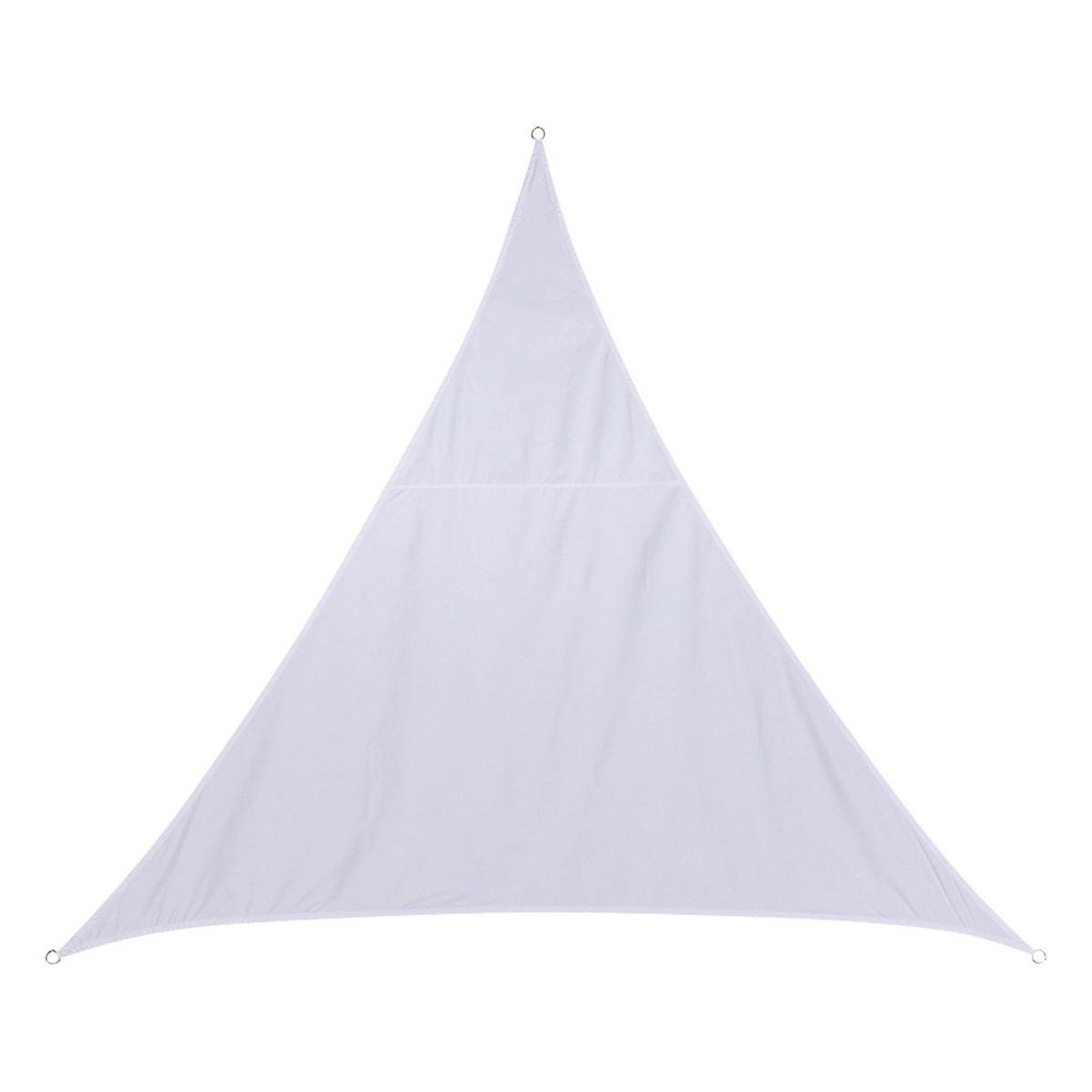 Voile d'ombrage triangulaire curacao blanc