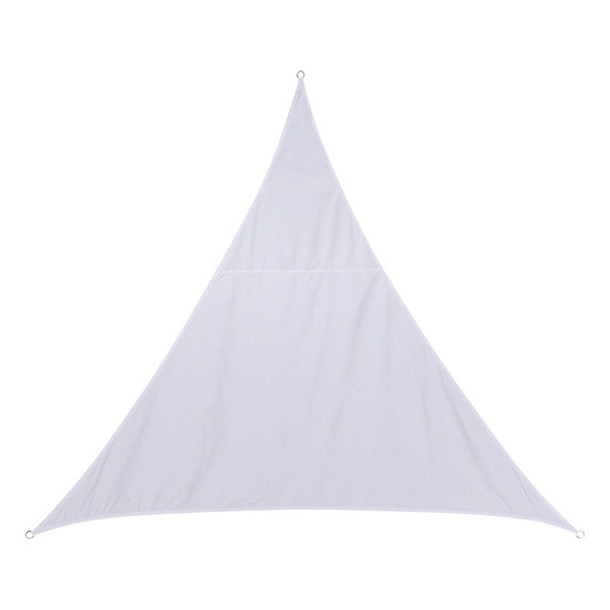 Voile d'ombrage triangulaire curacao blanc