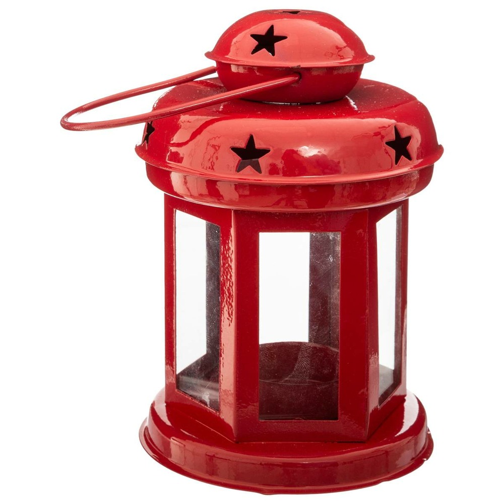 Lanterne métal en box palette assorti