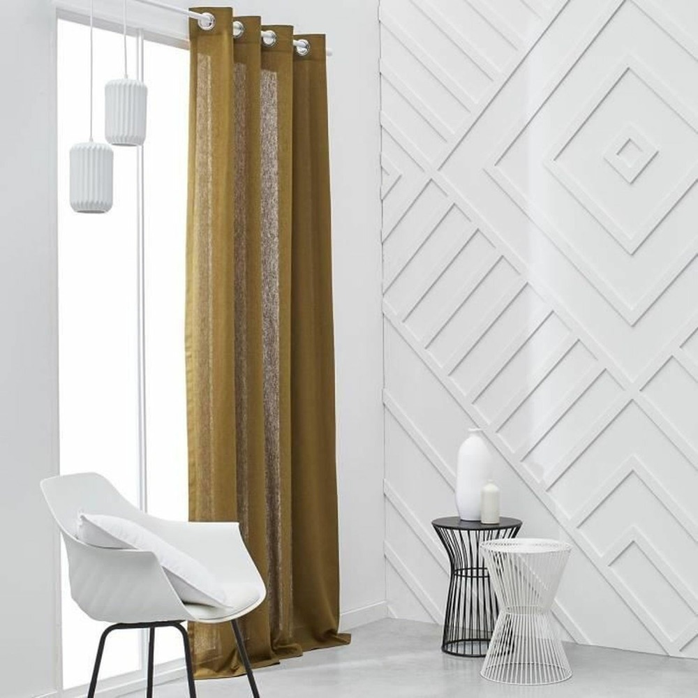 Rideau à oeillets 140 x 240 cm -bronze