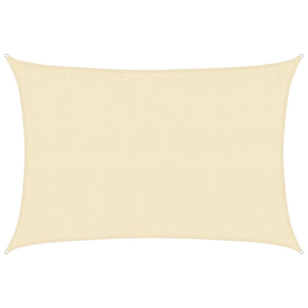 Voile d'ombrage 160 g/m² crème 3,5x5 m pehd
